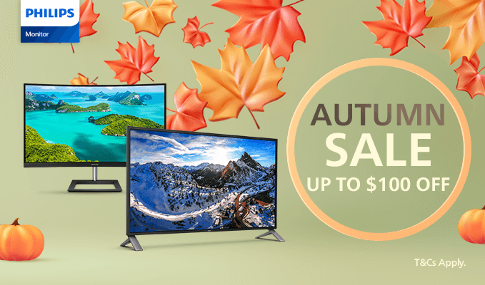 Philips Monitors Autumn Sale - Up to $100 OFF