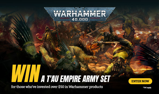 Exclusive chance to win a glorious T'au Empire army set!