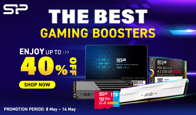 The Best Gaming Boosters - Enjoy Up to 40% OFF with Silicon Power
