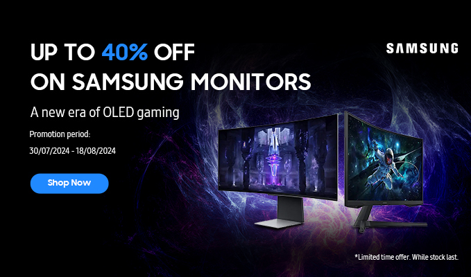 Up to 40% Off on Samsung Odyssey Monitors