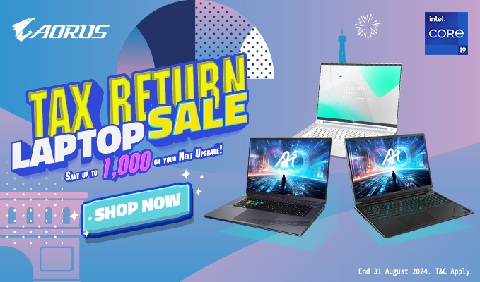 Gigabyte Tax Return Laptop Sale - Save Up to $1000 on Your Next Laptop!