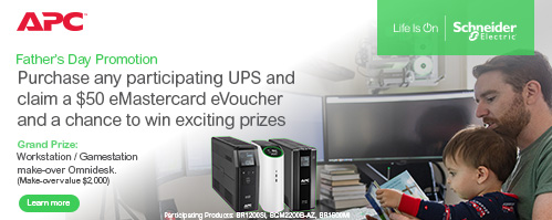 Purchase Any Participating APC UPS and Claim a $50 eMasterCard and a chance to Win Exciting Prizes!