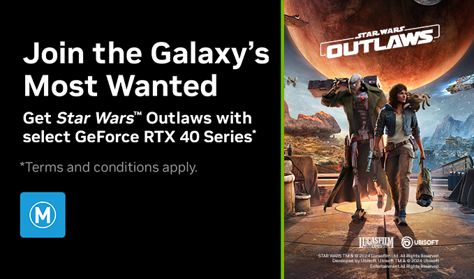 Get Star Wars Outlaws with Select GeForce RTX 40 Series