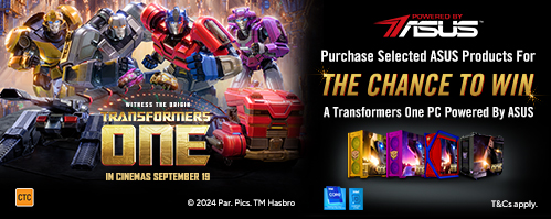 Chance to Win a Powered By ASUS Custom Transformers One PC