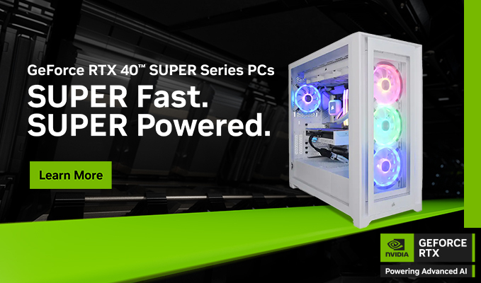 GeForce RTX™ 40 SUPER Series PCs | SUPER Fast. SUPER Powered.