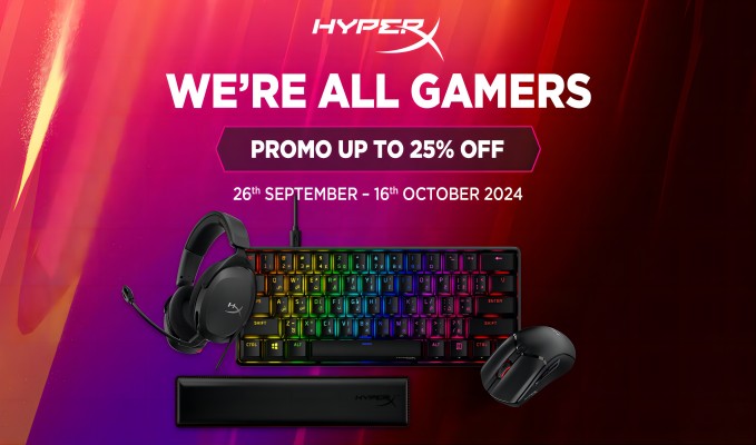 Save Up to 25% OFF HyperX Gaming Peripherals