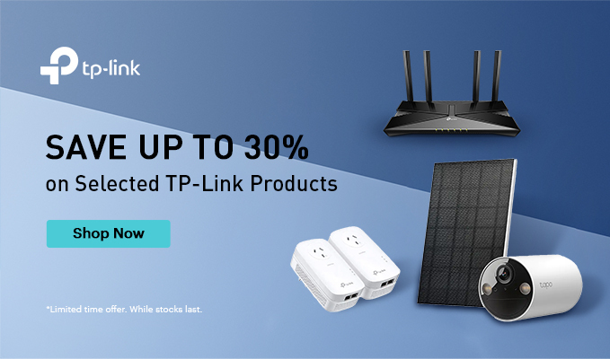 Save Up to 30% on Selected TP-Link Products