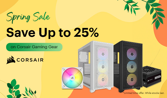 Corsair Spring Sale - Save Up to 25% on Corsair Gaming Gear