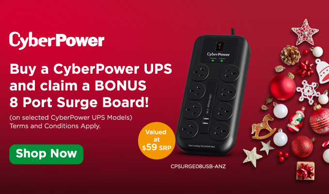 Buy Selected CyberPower UPS, Get a Bonus Surge Protectors Valued at $59