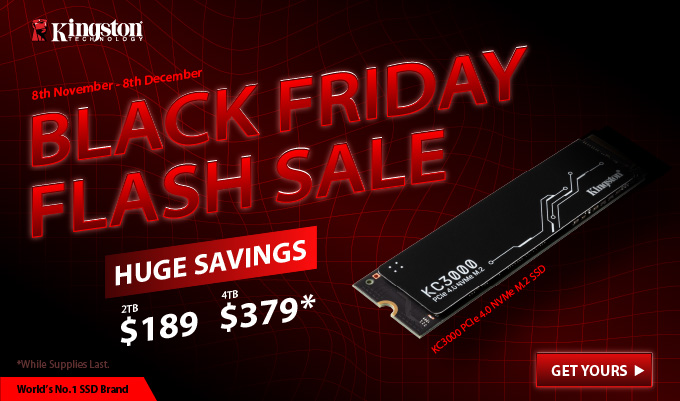 Kingston Black Friday Flash Sale