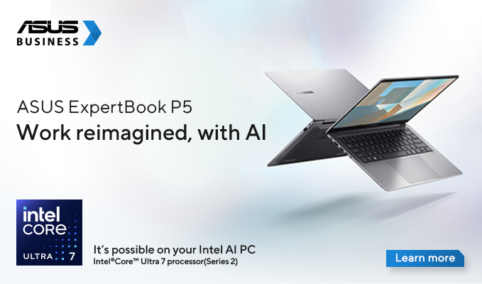 Discover the New Era of AI Workplace with ASUS P5 Expertbook Notebooks