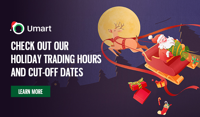 Umart Christmas Trading Hours and Cut-off Dates