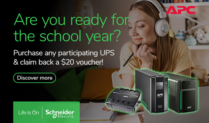 Purchase Any Participating APC UPS & Claim Back a $20 Voucher