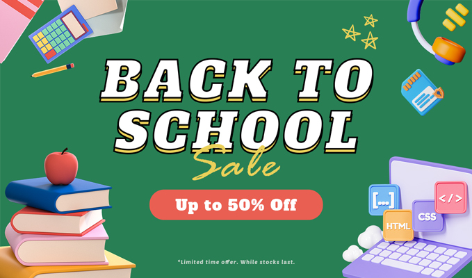 Back to School and Work Sale 2025 | Save Up to 50% on Your School Essentials