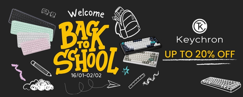 Keychron Back to School Sale - Up to 20% Off