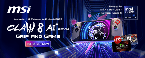 Pre-order MSI CLAW AI+, Get USD 50 Steam Code + Diablo IV: Vessel of Hatred Game + Expansion