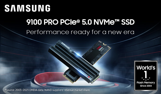 Samsung 9100 PRO PCIe 5.0 NVMe SSD - Performance Ready for a New Era