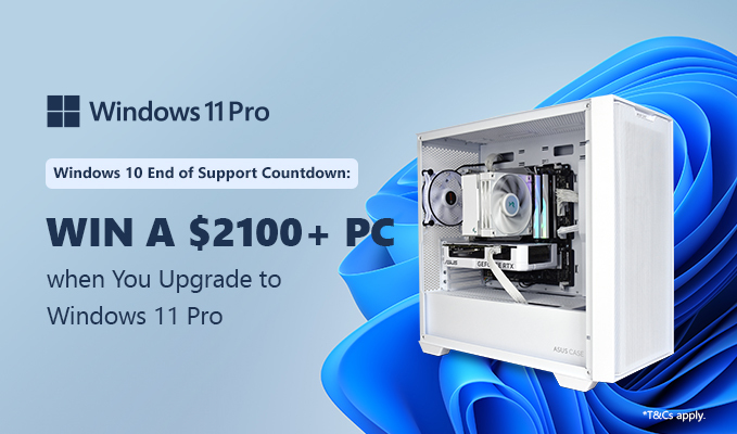 Win a $2100+ PC with Your Upgrade of Windows 11 Pro