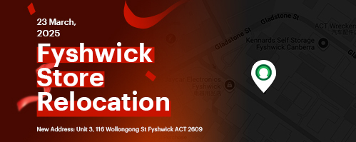 Fyshwick Store was relocated to 116-118 Wollongong St Fyshwick ACT 2609