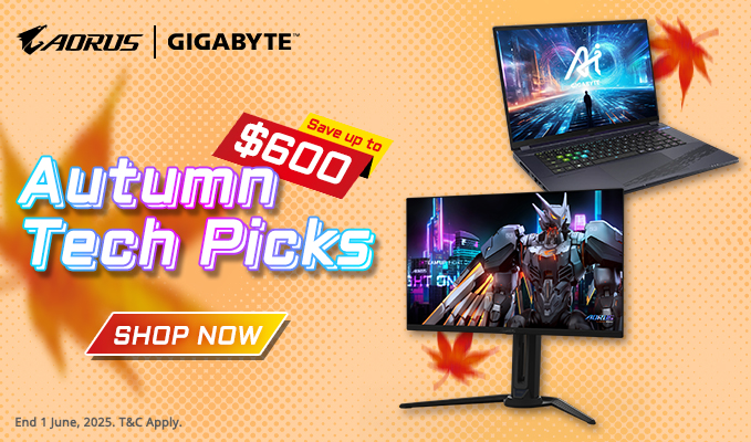 Gigabyte Autumn Tech Picks - Save Up to $300