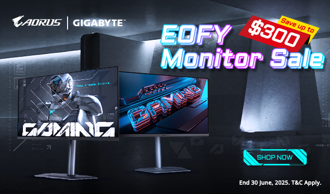 Gigabyte Monitor EOFY Sale | Up to 30% Off