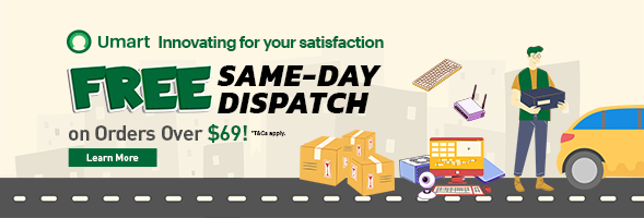 Free Same-Day Dispatch on Orders Overs $69