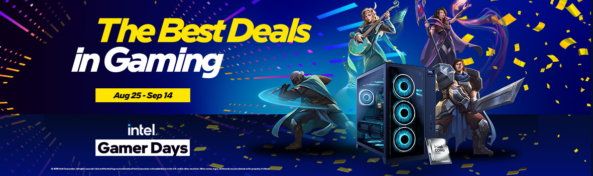 Intel Gamers Day Sale 2025 | Big Savings on PCs, SSDs and More!