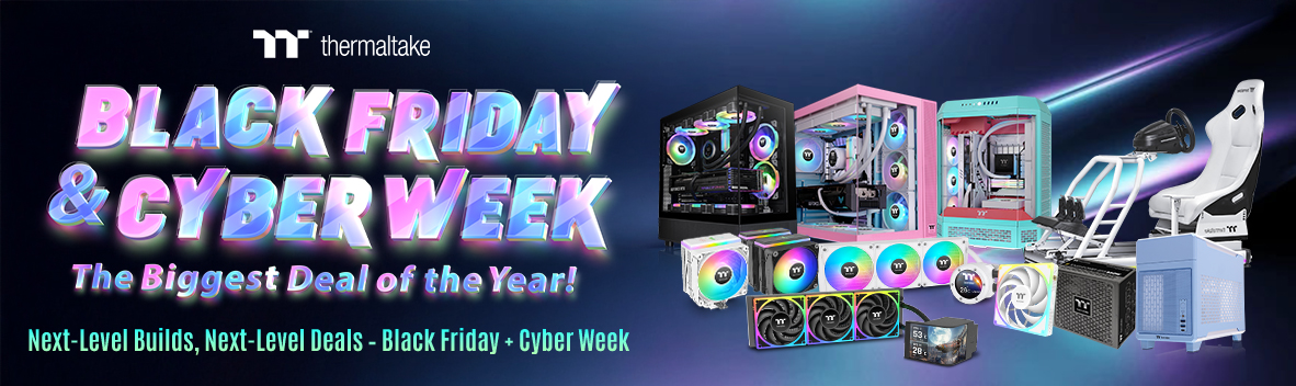 Thermaltake Gaming PC Black Friday & Cyber Week Sale 2025