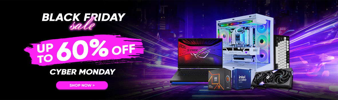 Up to 60% Off PCs, Laptops, and Peripherals This Black Friday Cyber Monday Sale