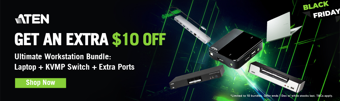 Get an Extra $10 Off USB-C Dock & KVM Switch Combos