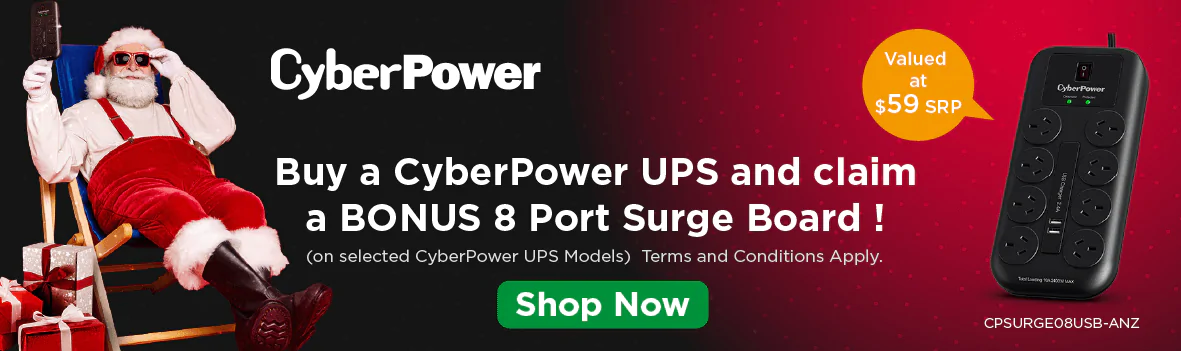 Get a Bonus Surge Protector with Select CyberPower UPS This Christmas