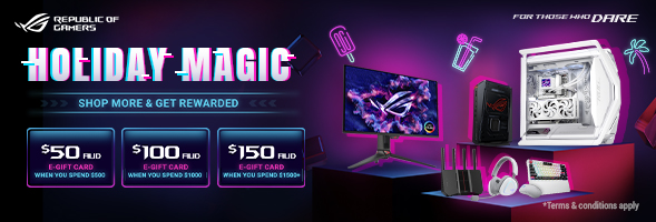Get Up to $150 AUD ASUS E-Gift Card When You Spend $500+