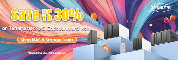 TerraMaster Storage Sale – Save on Enterprise & Home NAS, Thunderbolt RAID Solutions