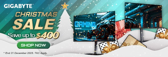 Gigabyte Gaming Monitor Xmas Deals — Save up to $400 This December