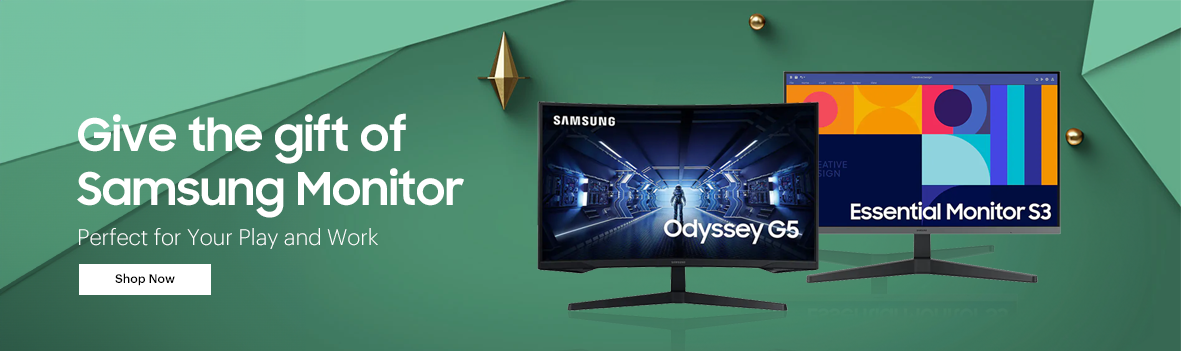 Give the Gift of Samsung Monitors | Holiday Deals for Work & Play