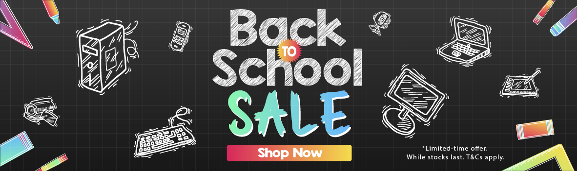 Back to School Sale on Apple, Laptops, PCs, Parts and More