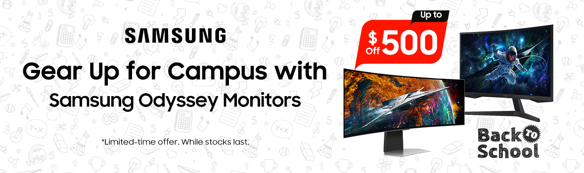 Save Up to 40% on Select Samsung Monitors