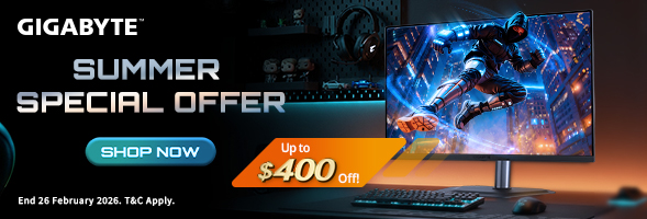 GIGABYTE Summer Special Offer – Save Up to $400 on Selected Monitors