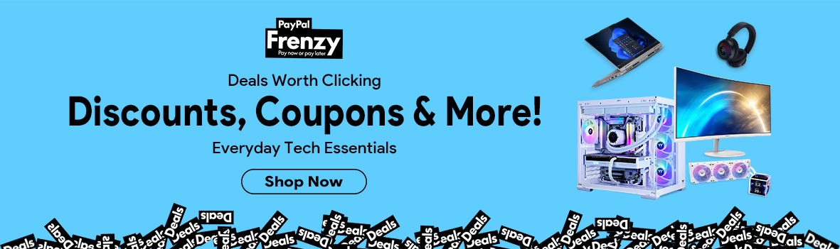 Umart PayPal Frenzy Sale | Upgrade Now with PayPal Pay Later