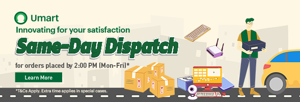 Same-Day Dispatch for orders placed by 2:00 PM (Mon-Fri)