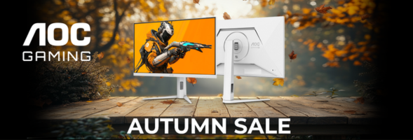 AOC Monitors Autumn Sale 2026 | Up to 30% Off AOC Gaming & Office Displays