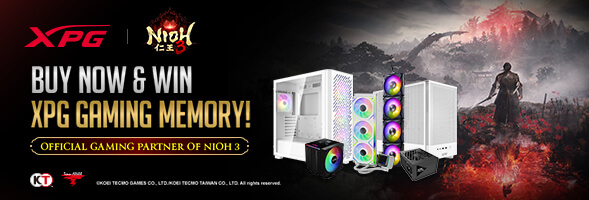 XPG x NIOH 3 Lucky Draw | Buy XPG / ADATA Products to Win Exclusive Gear