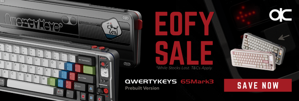 QWERRTYKEYS Keyboard EOFY Sale