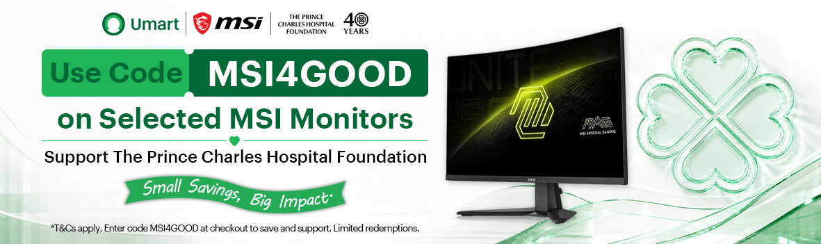 Do Good with MSI: Shop Select Monitors & Trigger a $20 Donation