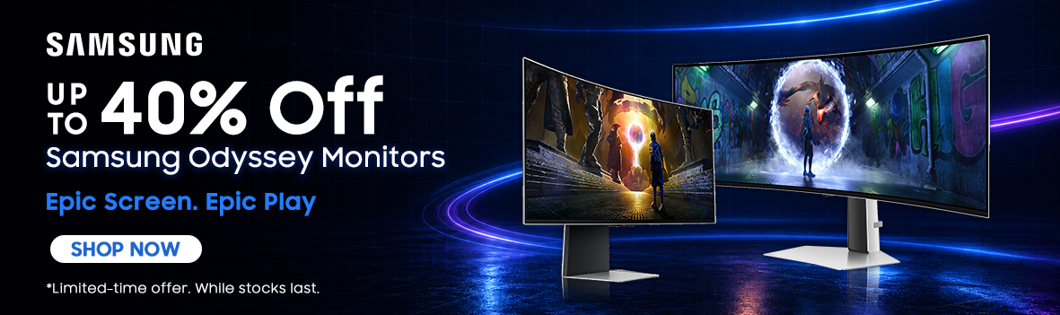 Don’t Play Fair. Play to Win | Up to 40% Off Samsung Odyssey Monitors