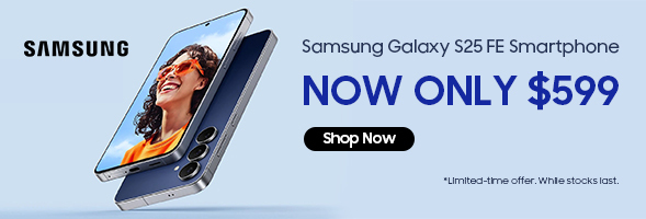 Only $599 | Samsung Galaxy S25 FE 6.7in 128GB Smartphone - Blac