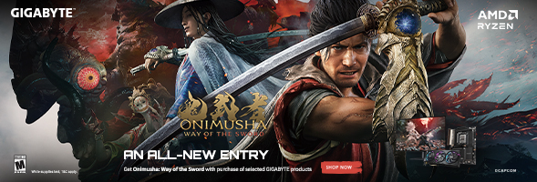 Get Onimusha: Way of the Sword with Selected GIGABYTE Products