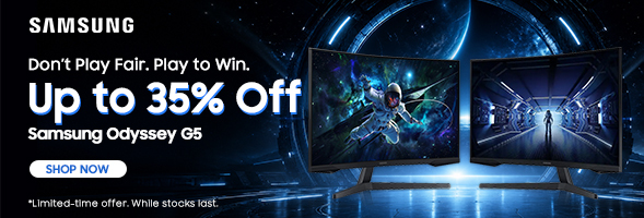 Save Up to 35% on Samsung Odyssey G5 Monitors