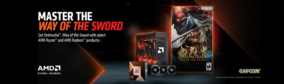 Score Onimusha: Way of the Sword with Select AMD Ryzen & Radeon Products