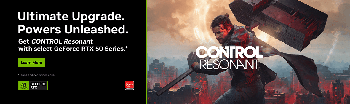 Get CONTROL Resonant with Select GeForce RTX 50 Series